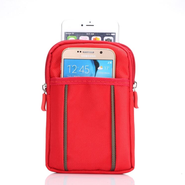 Універсальна сумка для смартфонів UniCase Huxtone Bag - Red: фото 4 з 8