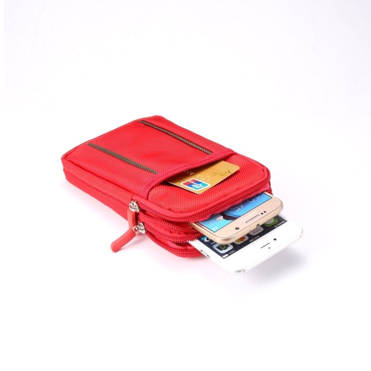Універсальна сумка для смартфонів UniCase Huxtone Bag - Red: фото 6 з 8