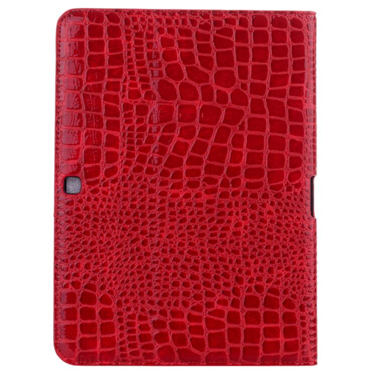 Чохол Deexe Crocodile Style для Samsung Galaxy Tab 4 10.1 (T530/531) - Red: фото 3 з 4