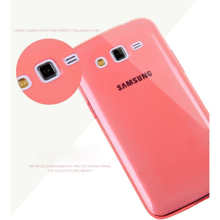 Силиконовая накладка Leiers Thin Ice Series 0.5mm для Samsung Galaxy Grand 2 (G7102) - Red: фото 6 з 10