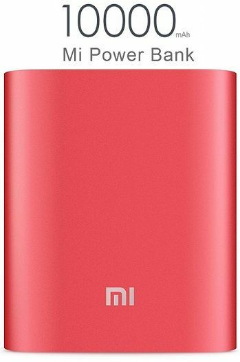 Внешний аккумулятор Xiaomi Mi Power Bank 10000mAh - Red: фото 2 из 3