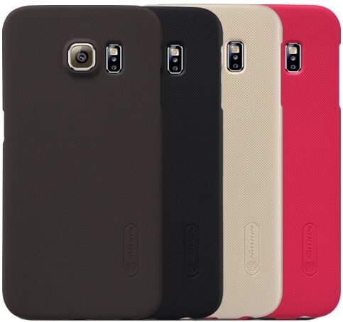 Пластиковая накладка NILLKIN Frosted Shield для Samsung Galaxy S6 edge (G925) - Red: фото 6 из 16
