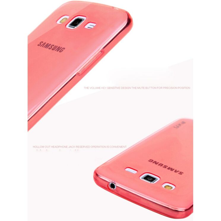 Силиконовая накладка Leiers Thin Ice Series 0.5mm для Samsung Galaxy Grand 2 (G7102) - Red: фото 7 из 10