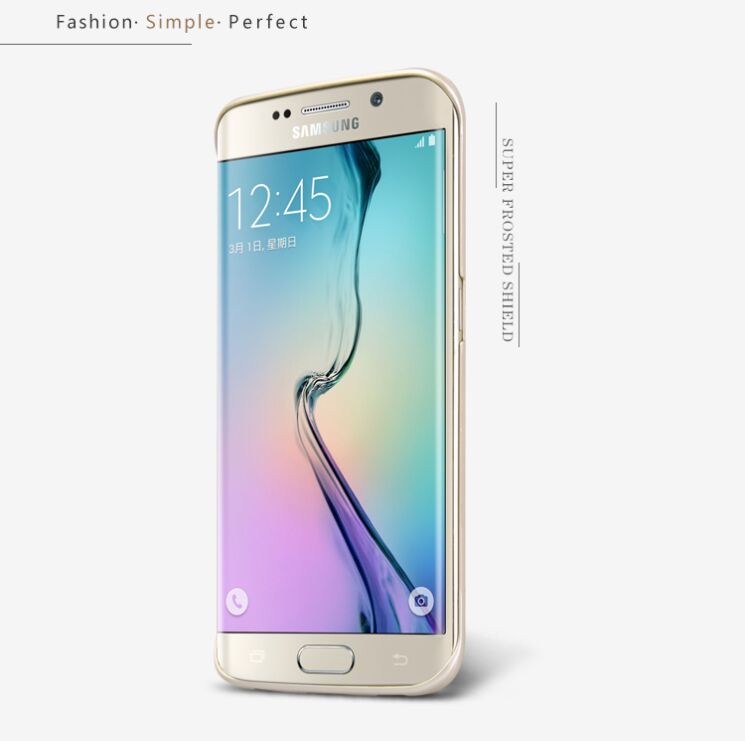 Пластиковая накладка NILLKIN Frosted Shield для Samsung Galaxy S6 edge (G925) - White: фото 12 з 16
