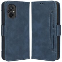 Чехол Deexe Wallet Stand для Xiaomi Poco M5 - Blue: фото 1 из 8