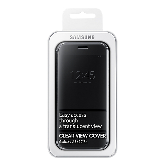 Чохол-книжка Clear View Cover для Samsung Galaxy A5 2017 (A520) EF-ZA520CBEGRU - Black: фото 5 з 7