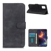 Чехол-книжка KHAZNEH Retro Wallet для Samsung Galaxy A52 (A525) / A52s (A528) - Black: фото 1 из 10
