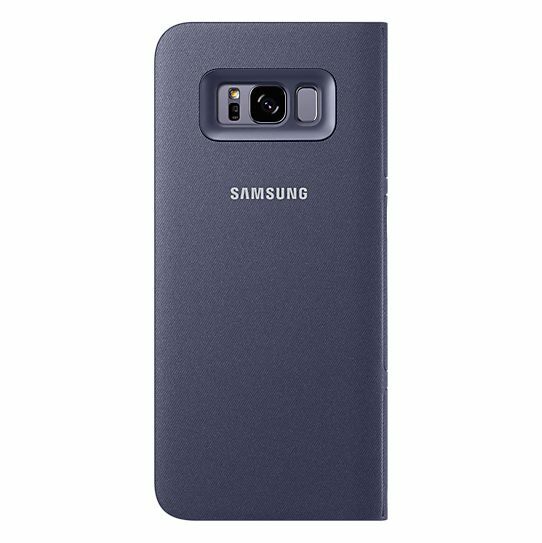 Чехол-книжка LED View Cover для Samsung Galaxy S8 Plus (G955) EF-NG955PVEGRU - Violet: фото 2 из 4