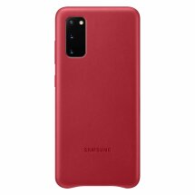 Чехол Leather Cover для Samsung Galaxy S20 (G980) EF-VG980LREGRU - Red: фото 1 из 3