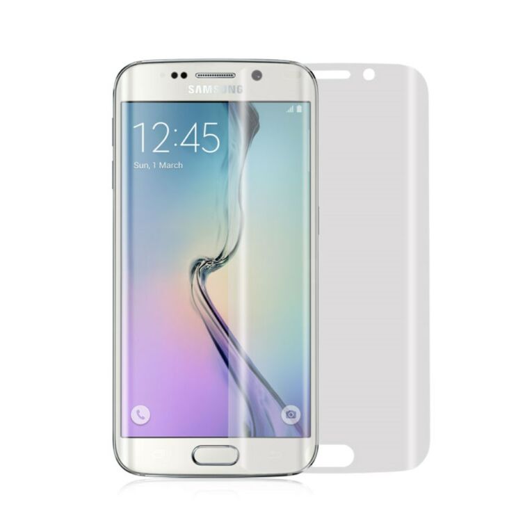 Комплект защитных пленок (лицевая+задняя) MOMAX Curved PRO+ HD для Samsung Galaxy S6 edge (G925): фото 2 з 7