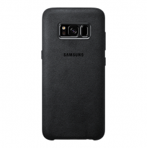 Кожаный чехол Alcantara Cover для Samsung Galaxy S8 (G950) EF-XG950ASEGRU - Dark Gray: фото 1 из 3