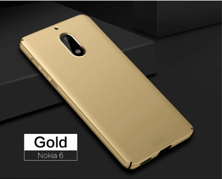Пластиковый чехол MOFI Slim Shield для Nokia 6 - Gold: фото 2 из 10