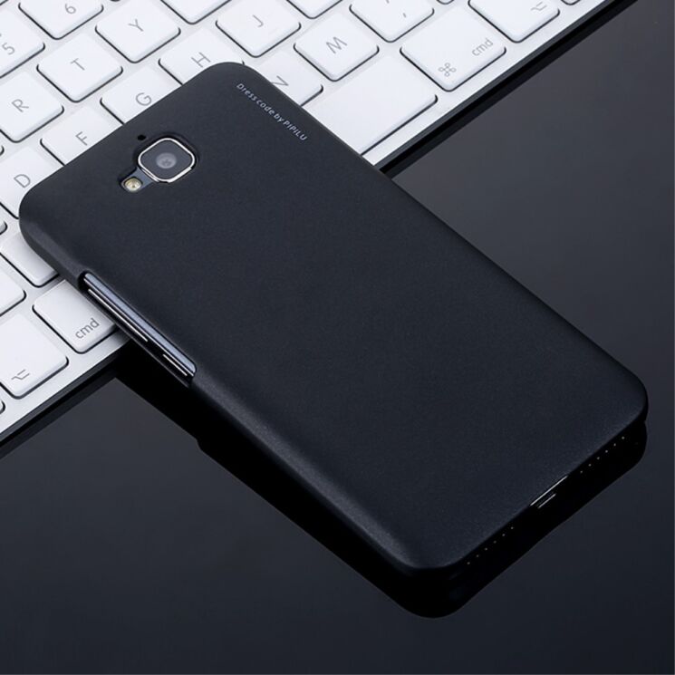 Пластиковий чохол X-LEVEL Slim для Huawei Y6 Pro - Black: фото 2 з 6