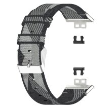 Ремінець Deexe Jeans Strap для Huawei Watch Fit - Grey: фото 1 з 5
