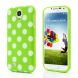 Силиконовая накладка Deexe Dot Style для Samsung Galaxy S4 (i9500) - Green (GS4-9587E). Фото 1 з 6