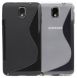 Силиконовая накладка Deexe S Line для Samsung Galaxy Note 3 (N9000) - Black (GN3-9061B). Фото 4 из 4