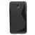 Силиконовая накладка Deexe S Line для Samsung Galaxy Note 3 (N9000) - Black: фото 1 з 4