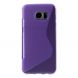 Силиконовая накладка Deexe S Line для Samsung Galaxy S7 edge (G935) - Violet (111447V). Фото 2 з 6