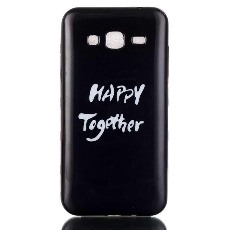 Силиконовый чехол Deexe Life Style для Samsung Galaxy J3 2016 (J320) - Happy Together: фото 1 из 3