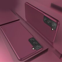 Силиконовый чехол X-LEVEL Matte для Samsung Galaxy S21 (G991) - Wine Red: фото 1 из 6