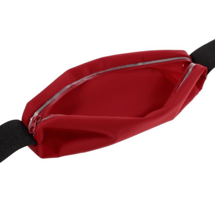 Спортивный чехол на пояс UniCase Running Belt (размер: L) - Red: фото 4 из 8
