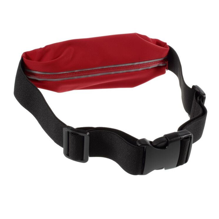 Спортивный чехол на пояс UniCase Running Belt (размер: L) - Red: фото 2 из 8