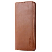 Універсальний чохол-портмоне FLOVEME Retro Wallet для смартфонів - Brown: фото 1 з 11