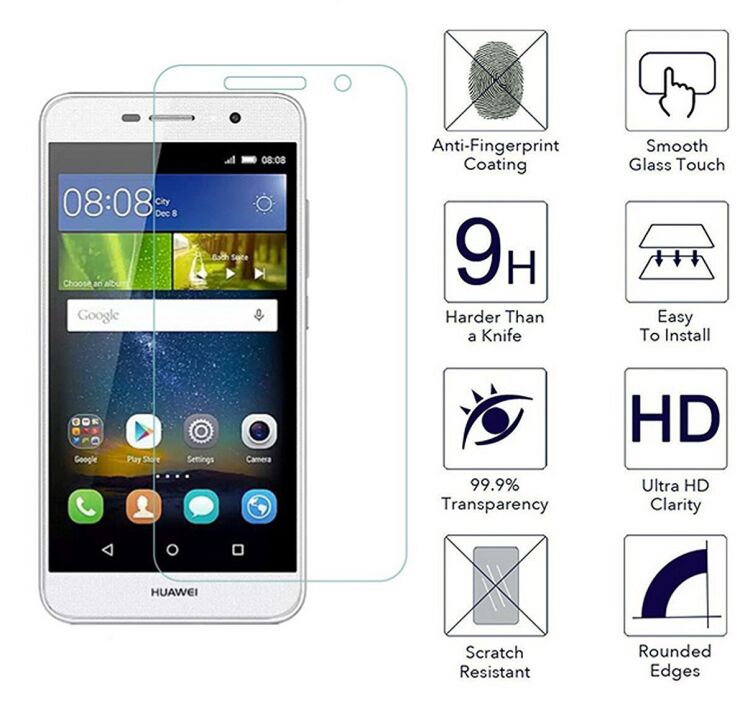 Захисне скло Deexe Tempered Glass для Huawei Y6 Pro: фото 2 з 4