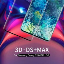 Захисне скло NILLKIN 3D DS+MAX для Samsung Galaxy S20 Plus (G985) - Black: фото 1 з 22