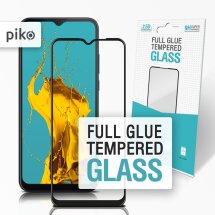 Защитное стекло Piko Full Glue для Motorola Moto G8 Power Lite - Black: фото 1 из 4
