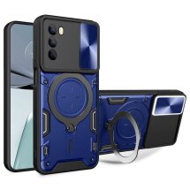 Захисний чохол Deexe Magnetic Space для Motorola Moto G62 - Blue: фото 1 з 9