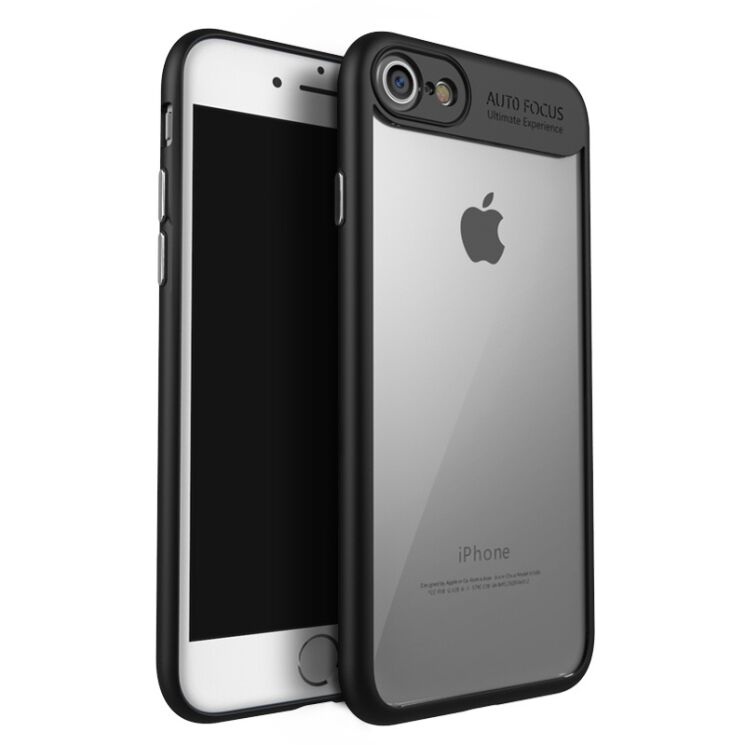 Захисний чохол IPAKY Crystal BackCover для iPhone 7 / iPhone 8 - Black: фото 1 з 9