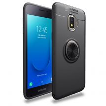 Захисний чохол UniCase Magnetic Ring для Samsung Galaxy J2 Core (J260) - All Black: фото 1 з 9