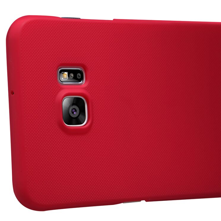 Пластиковая накладка NILLKIN Frosted Shield для Samsung Galaxy S6 edge+ (G928) - Red: фото 2 из 17