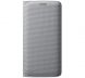 Чехол Flip Wallet Textil для Samsung S6 EDGE (G925) EF-WG925BBEGRU - Silver: фото 1 из 4