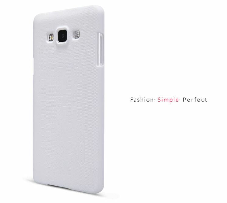 Пластиковая накладка NILLKIN Frosted Shield для Samsung Galaxy A7 (A700) - White: фото 10 из 17