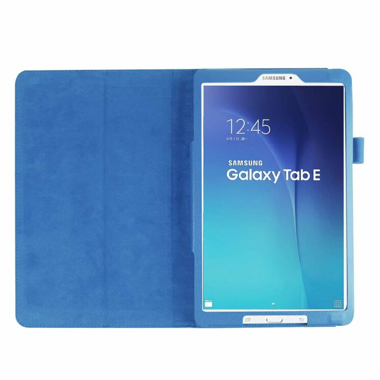 Чохол Deexe Book Type для Samsung Galaxy Tab E 9.6 (T560/561) - Blue: фото 4 з 6