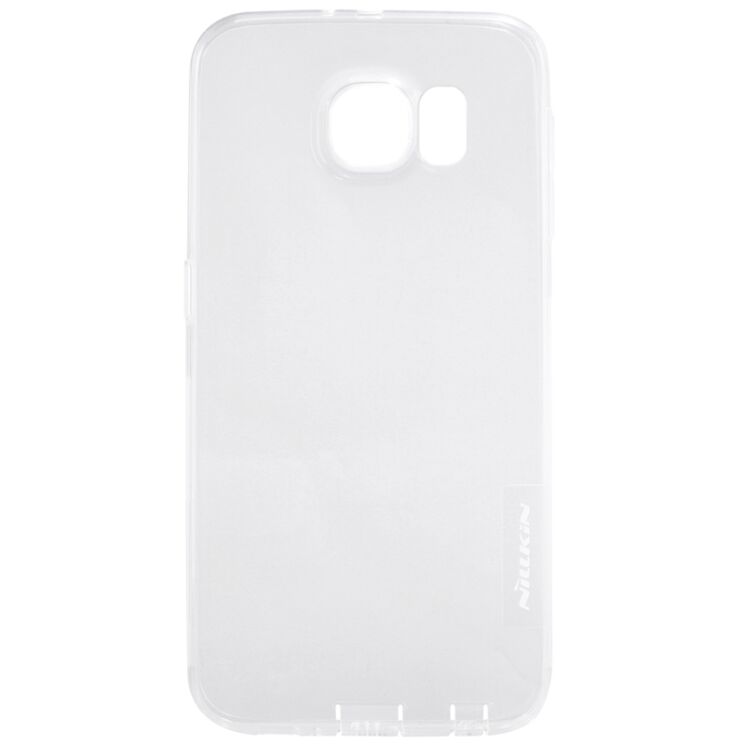 Силиконовая накладка NILLKIN 0.6mm Nature TPU для Samsung Galaxy S6 edge - White: фото 2 из 13