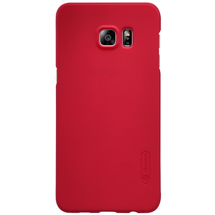 Пластиковая накладка NILLKIN Frosted Shield для Samsung Galaxy S6 edge+ (G928) - Red: фото 5 из 17