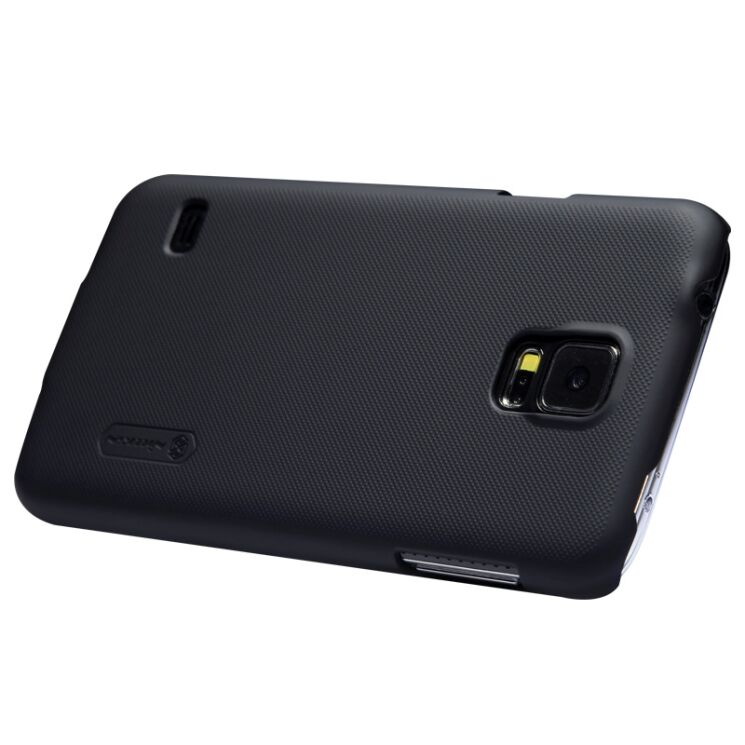 Пластиковая накладка Nillkin Frosted Shield для Samsung Galaxy S5 (G900) - Black: фото 3 из 6