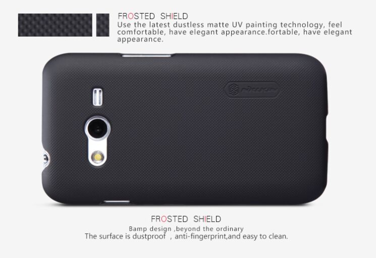 Пластиковая накладка Nillkin Super Frosted Shield для Samsung Galaxy Ace 4 (G313) - White: фото 11 з 13