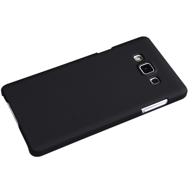 Пластиковая накладка NILLKIN Frosted Shield для Samsung Galaxy A7 (A700) - Black: фото 4 з 17