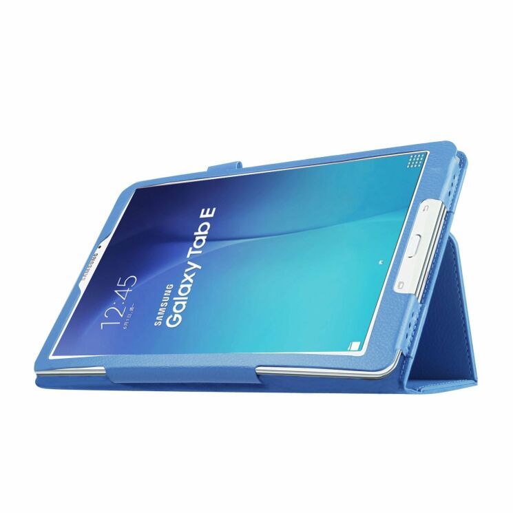 Чехол Deexe Book Type для Samsung Galaxy Tab E 9.6 (T560/561) - Blue: фото 2 из 6