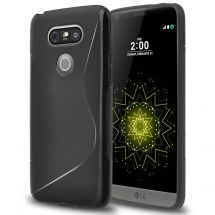 Силіконовий чохол Deexe S Line для LG G5 - Black: фото 1 з 8