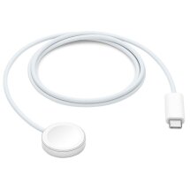 Бездротовий зарядний пристрій Apple Watch Magnetic Fast Charger to USB-C (1m) MLWJ3ZM/A - White: фото 1 з 4