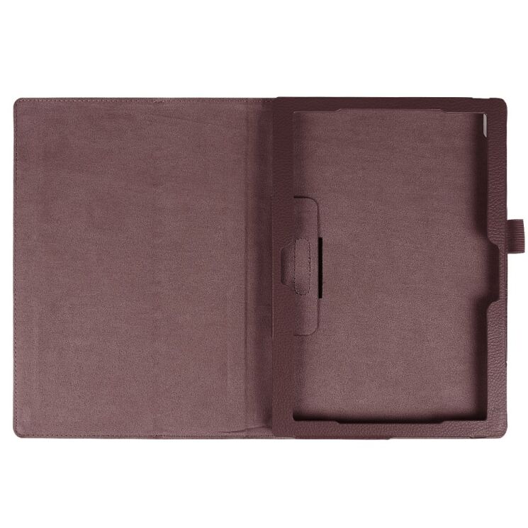Чохол UniCase Book Type для Lenovo Tab 4 10 (TB-X304) / Tab 4 10 Plus (TB-X704) - Brown: фото 5 з 8
