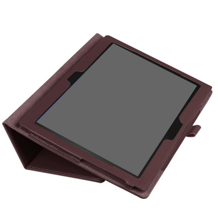 Чохол UniCase Book Type для Lenovo Tab 4 10 (TB-X304) / Tab 4 10 Plus (TB-X704) - Brown: фото 6 з 8