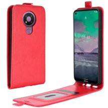 Чохол Deexe Flip Case для Nokia 3.4 - Red: фото 1 з 12