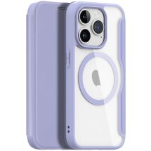 Чохол-книжка DUX DUCIS Skin X Pro для Apple iPhone 15 Pro - Purple: фото 1 з 12