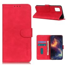 Чехол-книжка KHAZNEH Retro Wallet для Samsung Galaxy A52 (A525) / A52s (A528) - Red: фото 1 из 10